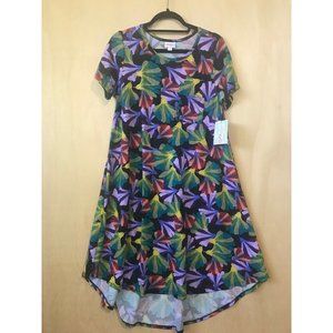 LuLaRoe Womens Carly Dress Small NWT Floral Flower